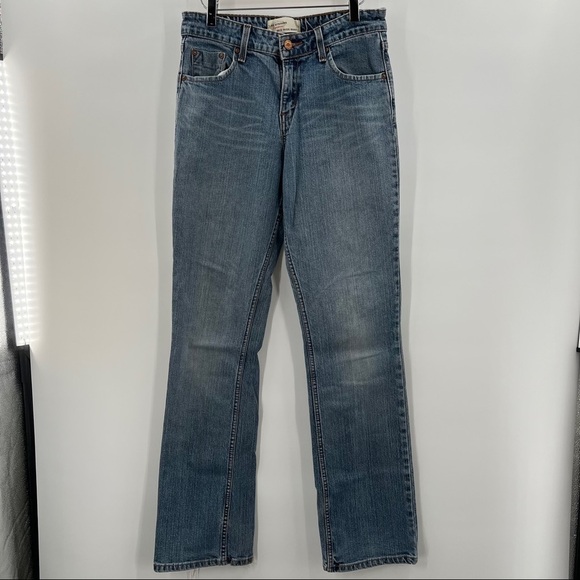 Levi Strauss Signature Mid Rise Boot Jeans Misses Size 8 Long - Picture 1 of 7